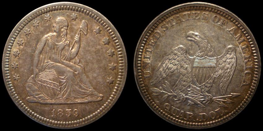 1859-Seated-.25